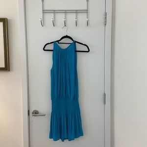Blue reversible summer dress
